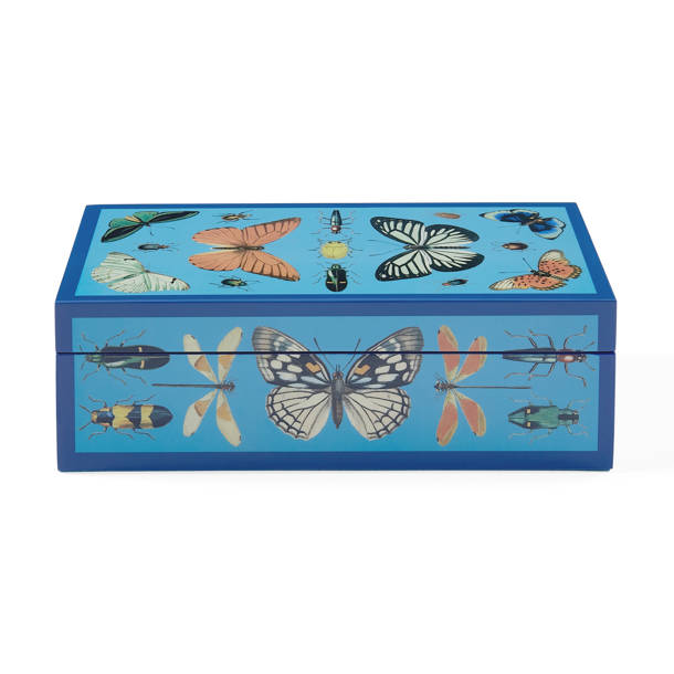 Jonathan Adler Botanist Butterfly Round Vase Perigold